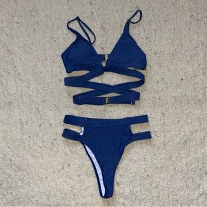 Royal Blue Bikini Set